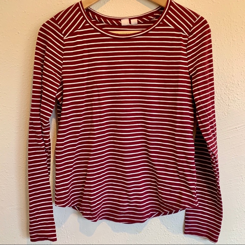 Melrose & Market | Purple Stripe Tee